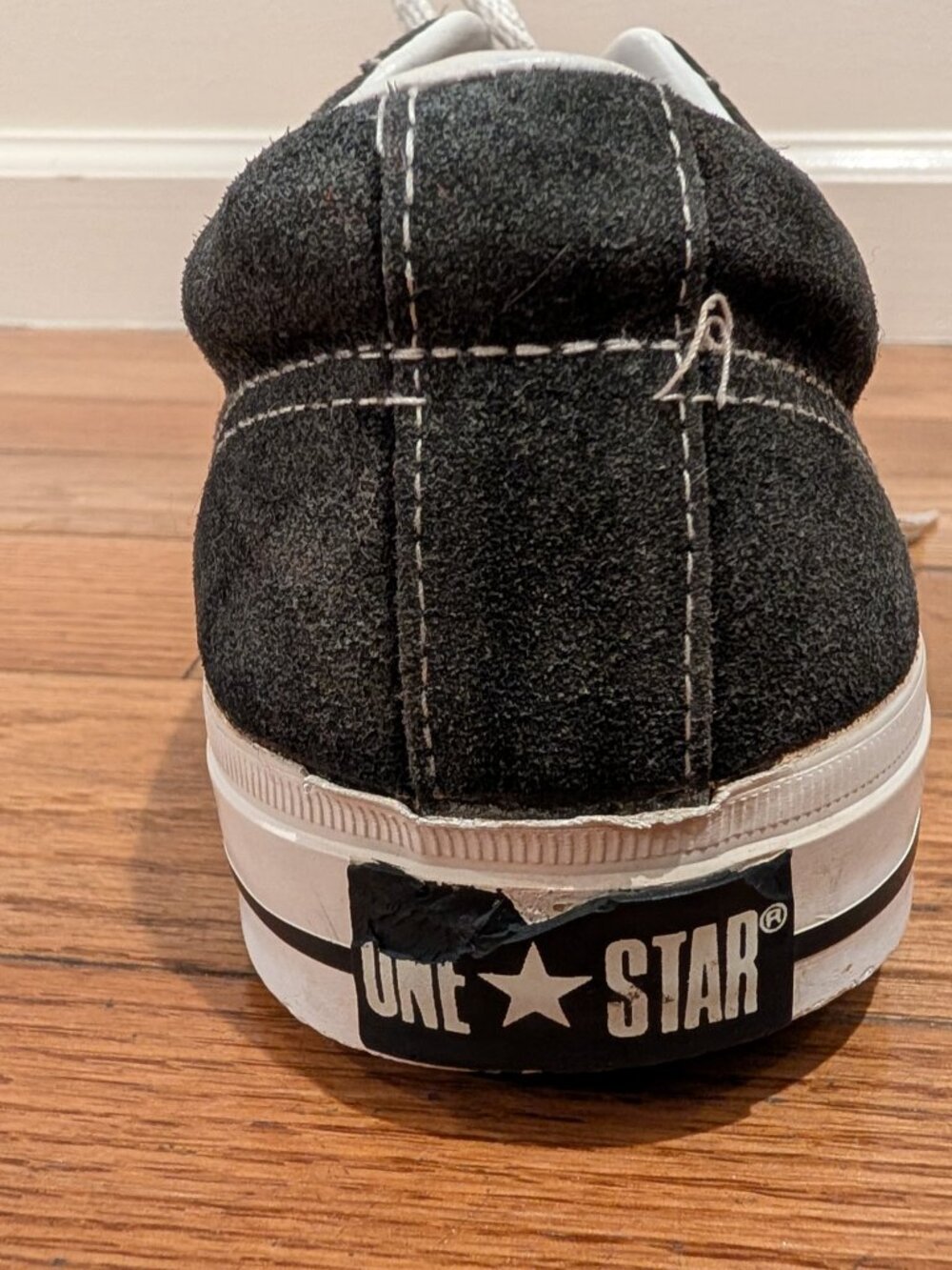 Vintage 1990s Black Converse One Star Ox, Size 12 - Picture 11 of 16